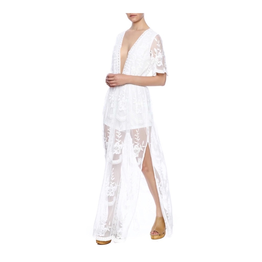 Lace Maxi Romper